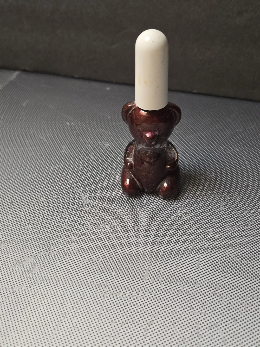 Y2k Fingr's Teddy Bear Metallic Red Nail Polish Nostalgia Rare Collectible